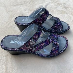 Alegria shoes, size 36, black, purple , multi color. New in box